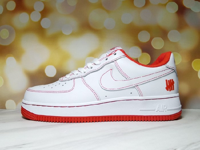 Women's Air Force 1 White/Red Shoes 155